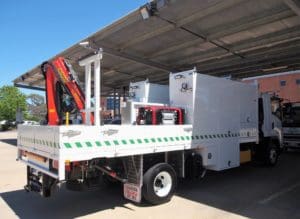 Custom Truck Service Body in Canberra for ACTEWAGL